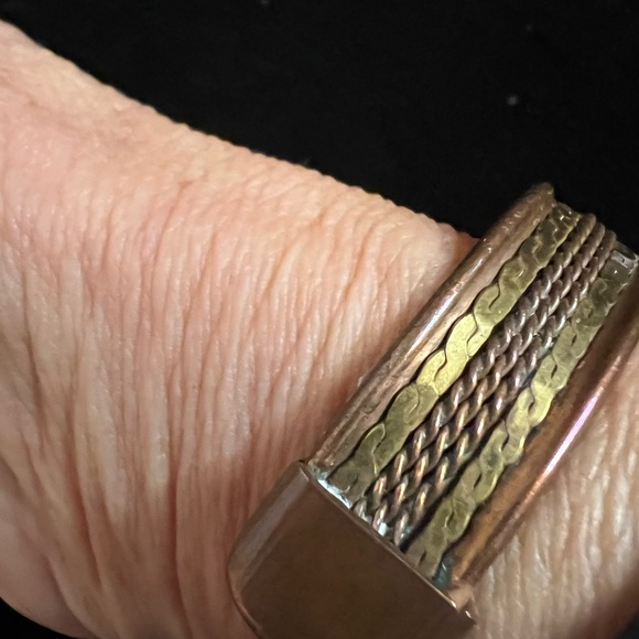 Copper brass inset braid with magnets - Picture 3 of 4